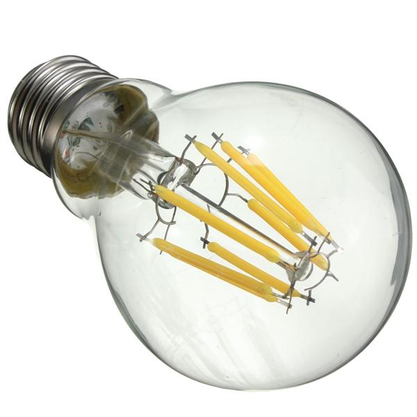 LED 8W Retro Filament Light White/Warm White Tungsten Globe Lamp Bulb AC 220V