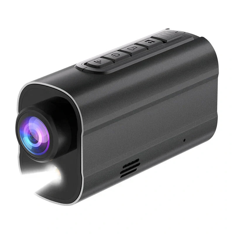 5K Action WiFi Camera Road Bike Motorcycle Helmet Camera Anti-shake Riding Bicycle Drive Recorder with Led Light Flashlight