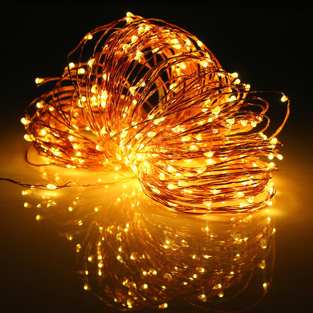 32M Solar Powered LED String Copper Wire Fairy Light Christmas Lamp Waterproof