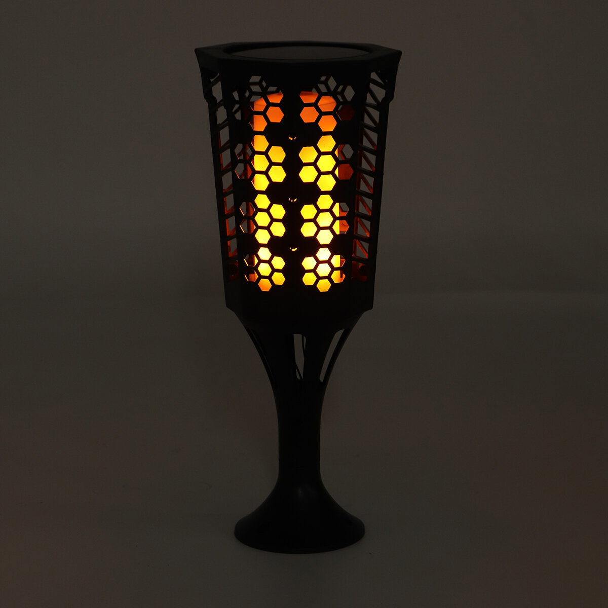 51 LED Solar Lawn Light Outdoor Garden Landscape Light Solar 5.5V/1.8W 1800MAH Light Control + Switch Warm White Light