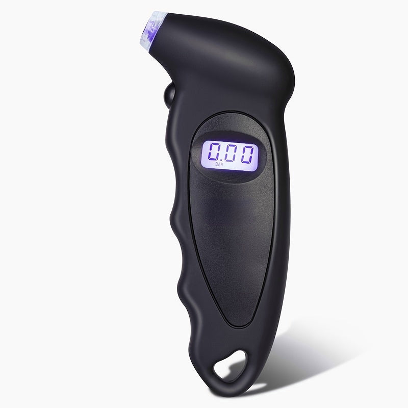 Digital Tire Pressure Gauge For Cars Trucks With Backlit LCD and Anti-Skid Grip