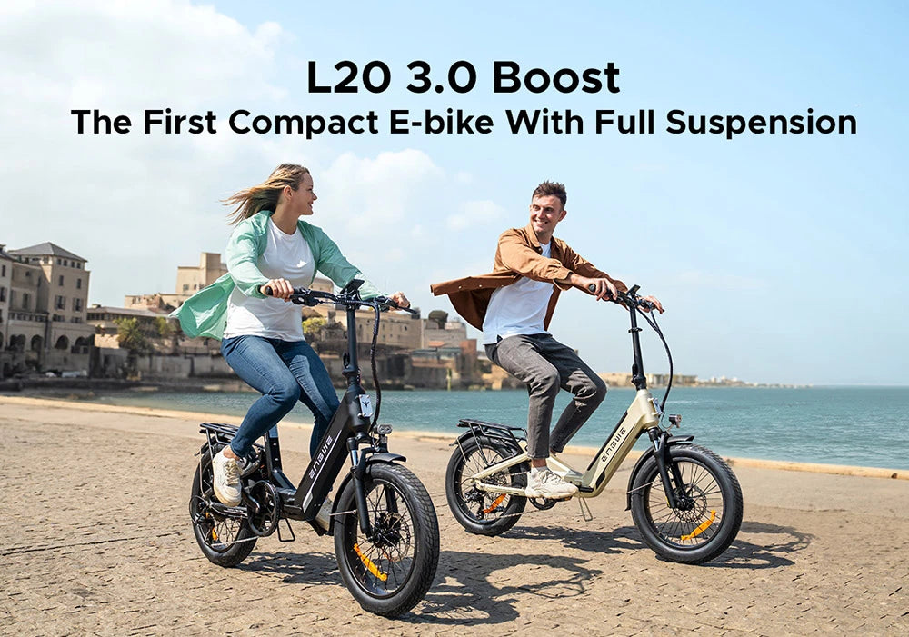 Electric Bicycle 13.5Ah 48V 250W Motor Recommended Top Speed 25KM/H 20 Inches Tire Electric Bike 135km Mileage Max Load 150Kg