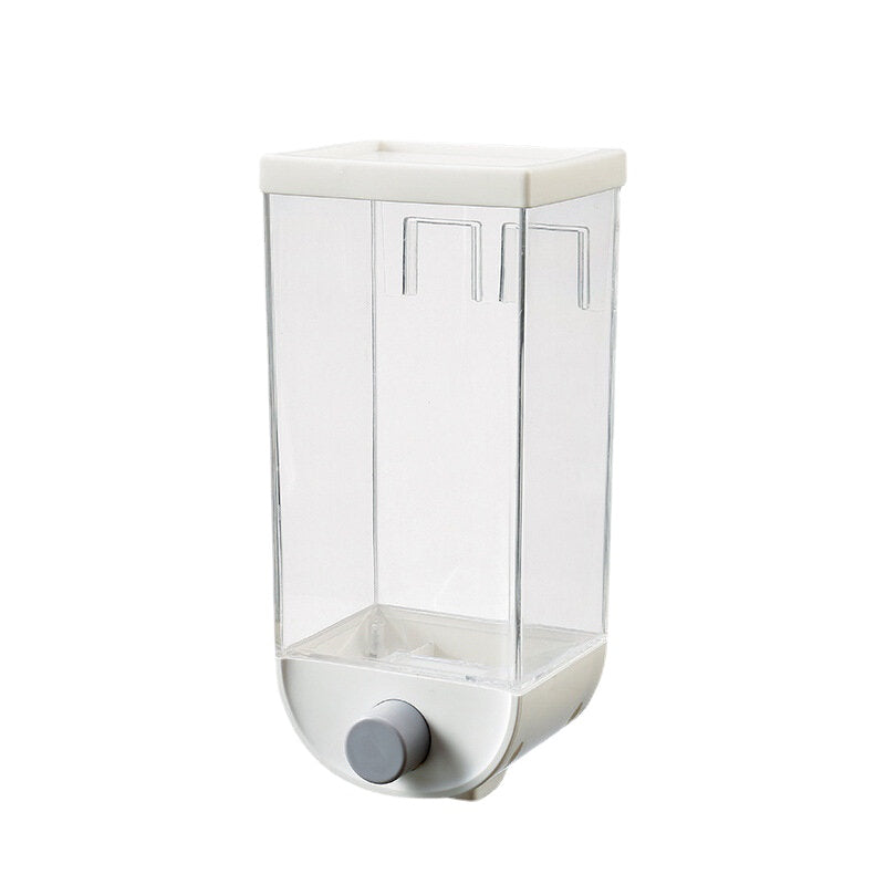 Kitchen Wall-Mounted Storage Tank Cereal Rice Bean Sealed Can Oatmeal Dispenser Wholesale