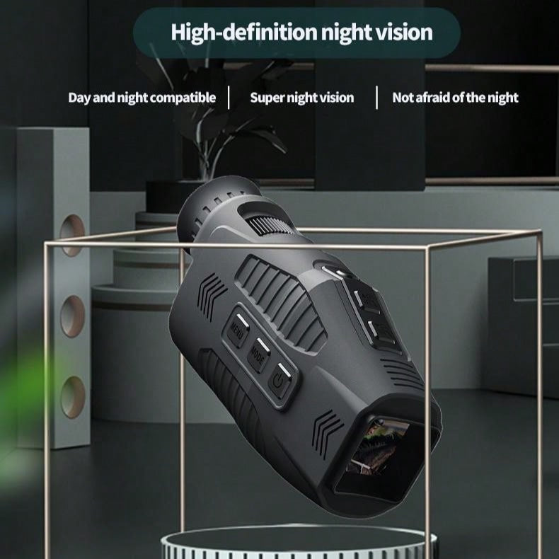 5x Digital Zoom Monocular Night Vision Device, Infrared Telescope for Day & Night Use, 300m Range, Compact & Lightweight