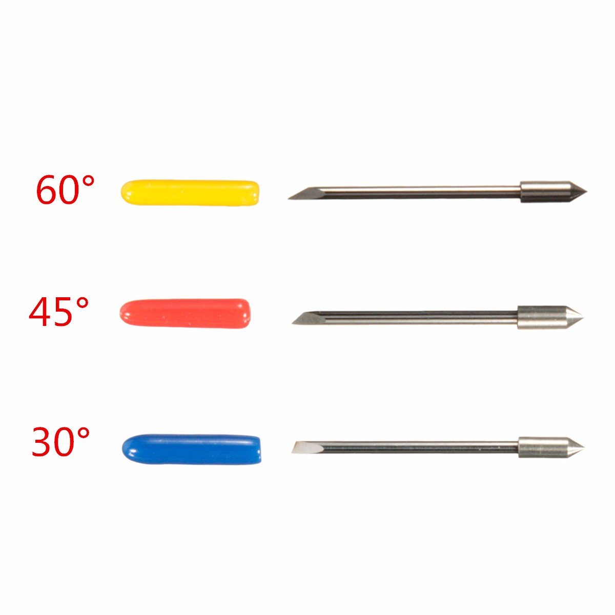 Graphtec Blade Holder with 15pcs 30 45 60 Degree Cutting Blades