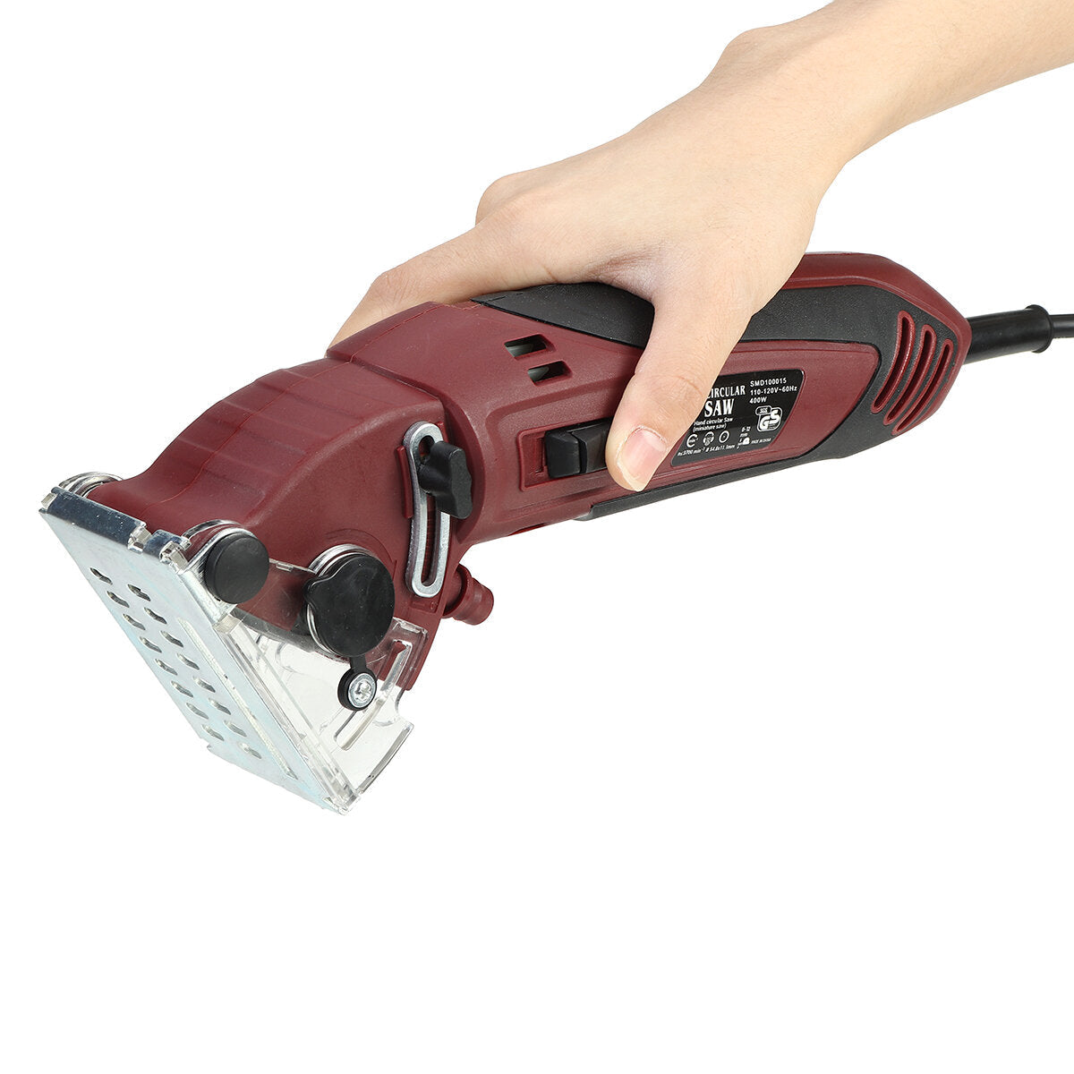 Mini Cutting Machine Electric Circular Saw Multi-Functional Handheld Grinder Kit Carpenter Woodwork Cutting Tools W/ 3pcs Blades