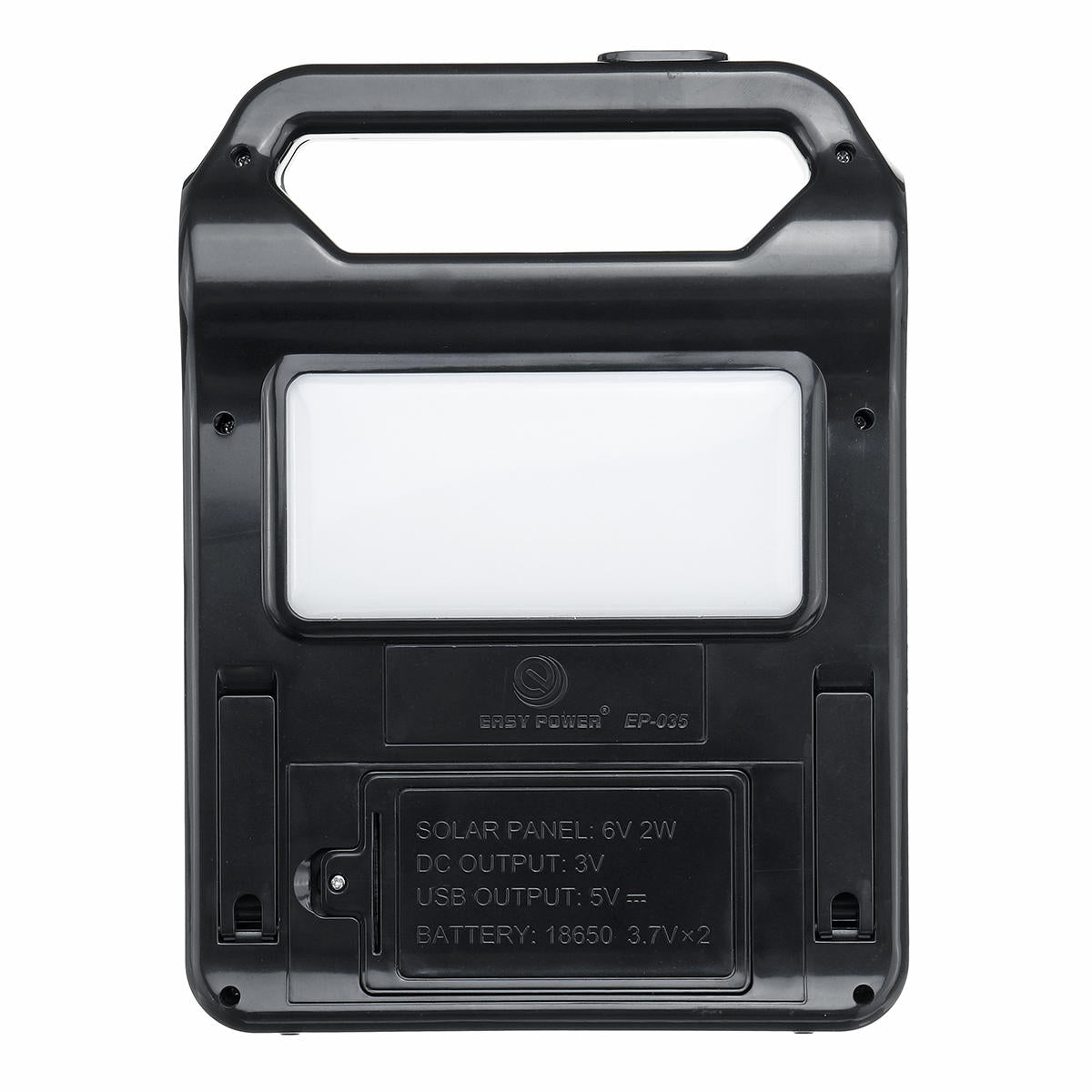 2400mAh Portable Solar Panel Charger Reusable Solar Generator System USB Port With Lamp Lighting