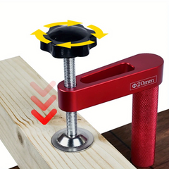 Aluminum Dog Hole Clamps for Woodworking - Precision, Durable, Easy Setup, Versatile for DIY Projects, 3/4" & 0.79" Sizes