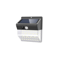 136LED Solar Light Motion Sensor Four-sided Lighting IP65 Waterproof 3 Lighting Modes lamp Gates Courtyard Park Garden Wall lamp