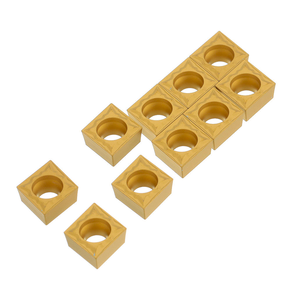 30pcs CCMT09T302/04/08-HMP NC3020 Carbide Insert SCLCR Turning Tool Cutter for Ceramic Metal