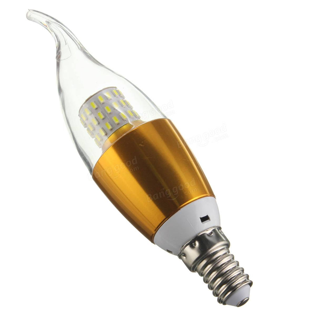 E27 E12 E14 470LM 7W SMD 3014 LED Golden Warm White White Candle Light Lamp Non-Dimmable AC 85-265V