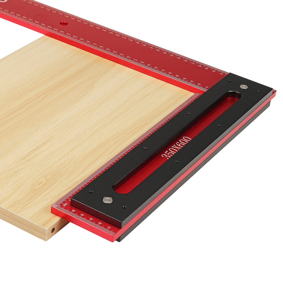600mm Aluminum Alloy Carpenter Square Framing Square Right Angle Ruler for Woodworking Square Setting Marking