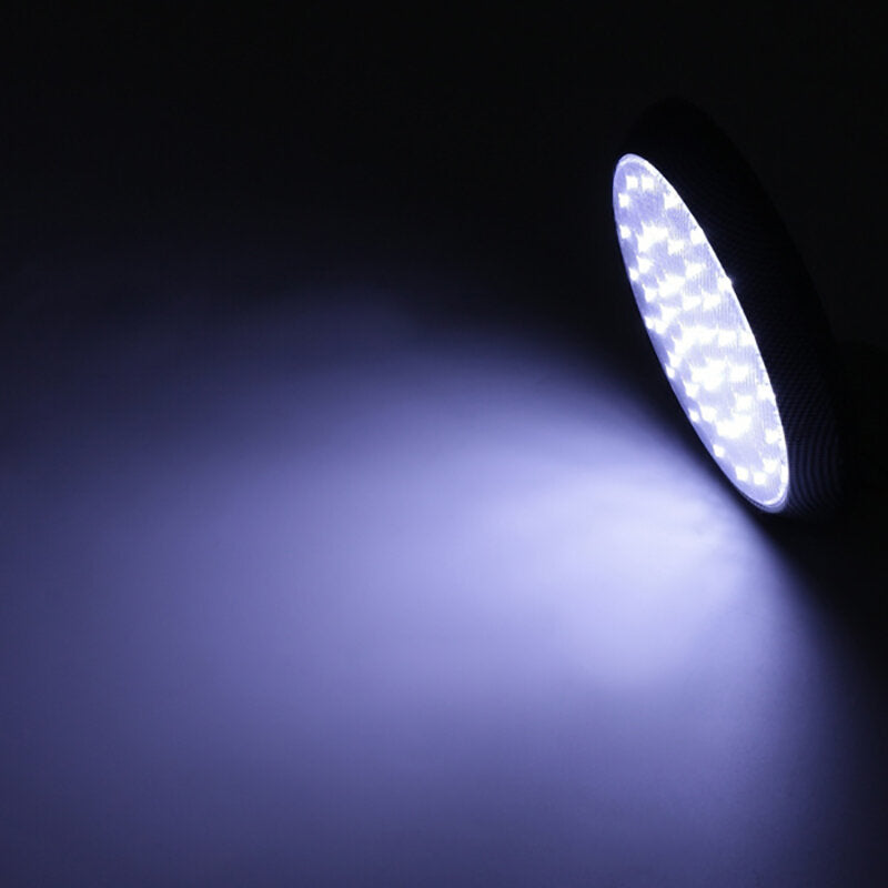 46LED Car Round Ceiling Dome Roof Light DC12V Interior Light Lamp On/Off Switch
