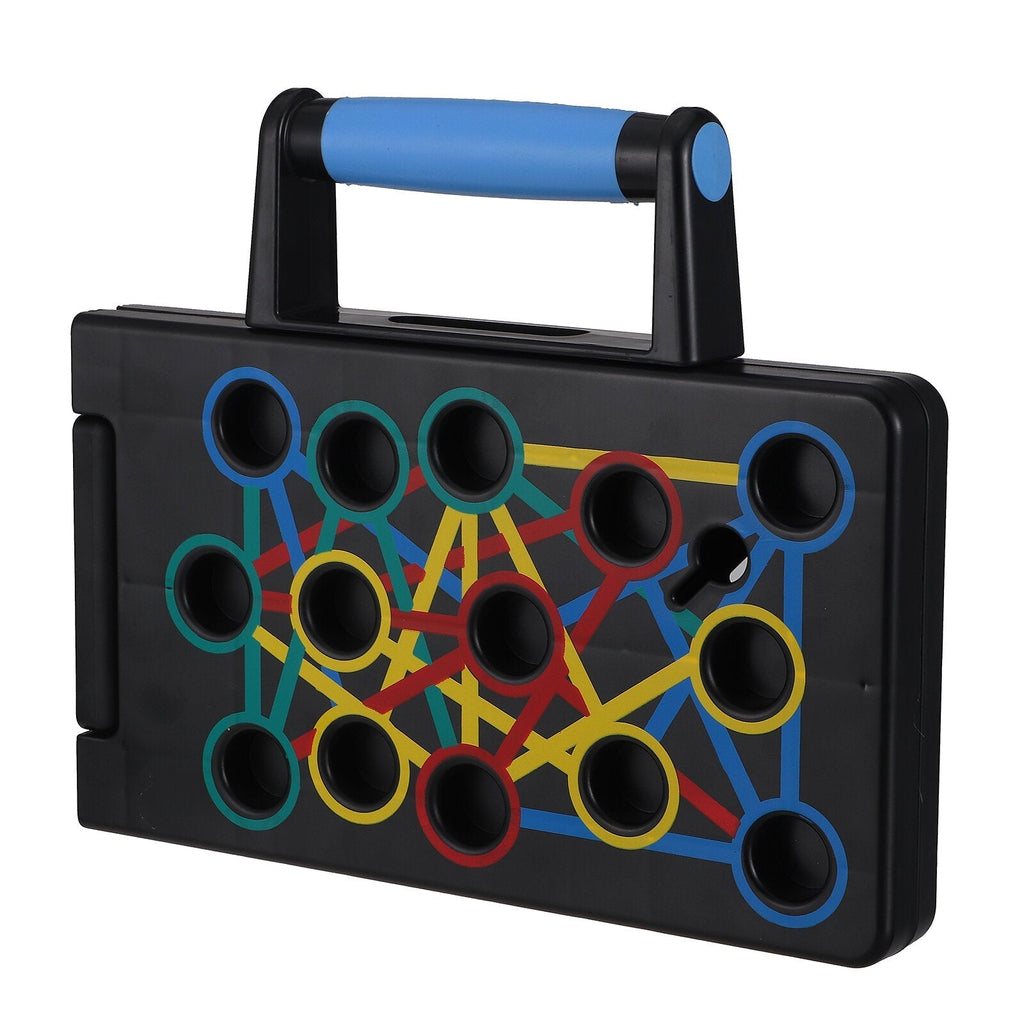 Folding 24-in-1 Push Ups Stands Portable Multi-functional Fitness Equipment for Chest Shoulder Abdomen Back