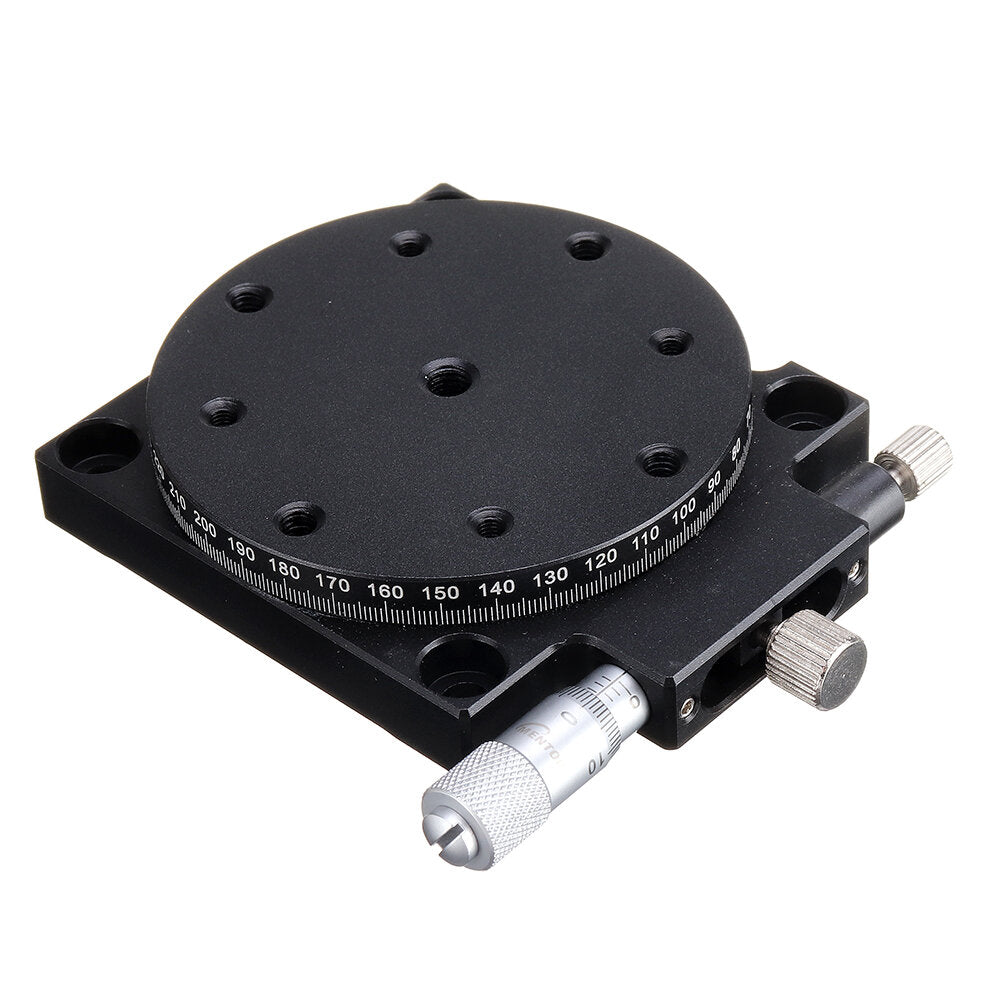 RS60-L RS60-R 60mm R Axis Manual Rotating Platform Sliding Stage Precision Bearing Linear Stage