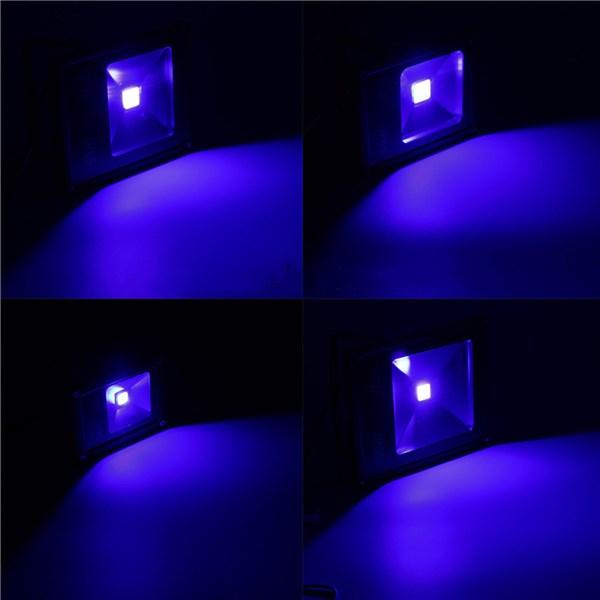 30W UV LED Projector Flood light 365/375/385/395/405/415NM Outdoor Waterproof Lamp AC85-265V