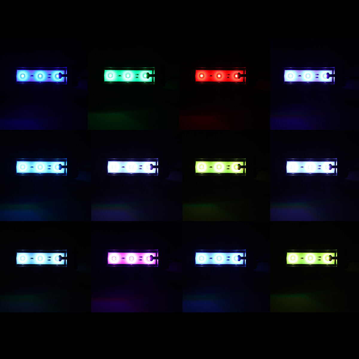 10w 12cm Fish Aquarium Tank Underwater Submersible Change APP Control Colorful LED Light