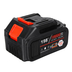 520Nm 198TV 19800mAh Electric Cordless Impact Wrench Driver Tool 1/2" Ratchet Drive Sockets