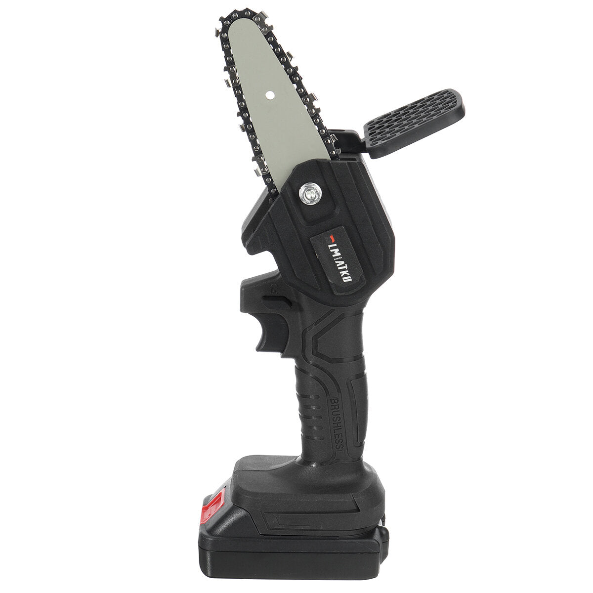 4 Inch Mini Cordless Rechargeable Electric Chainsaw One-Hand Chain Saws Woodworking Cutting Tool