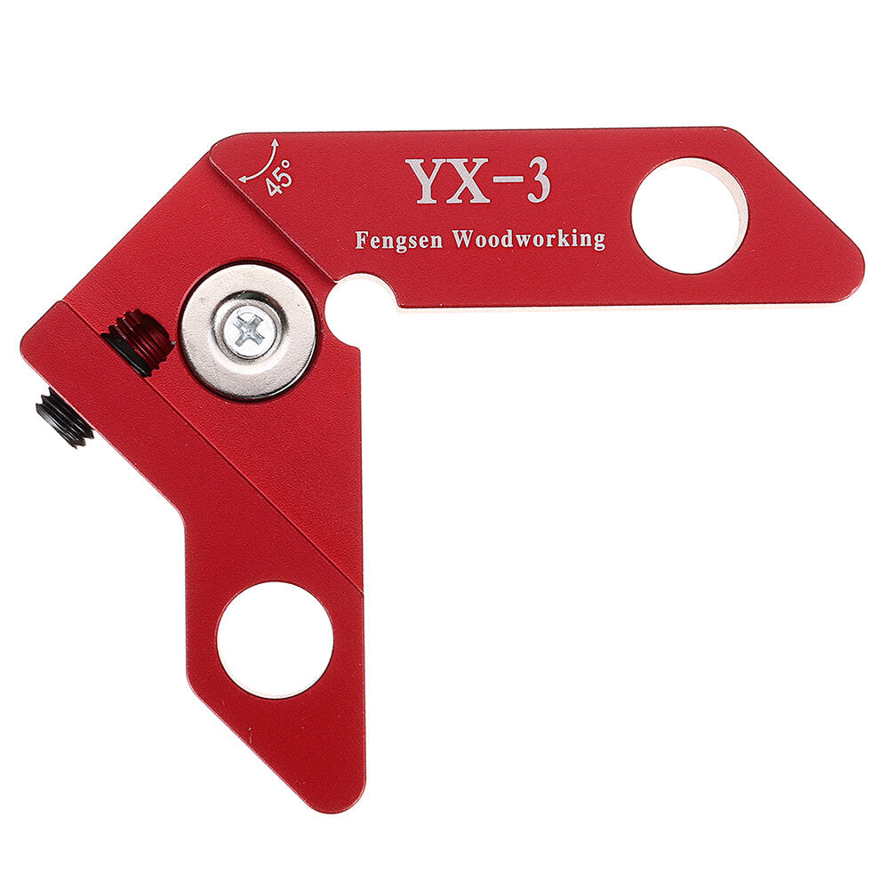 YX-3 Square Center Finder & Scribe Tool - Adjustable Steel Ruler, Dual Metric/Inch, Durable Aluminum & Stainless Steel, 12 Inch