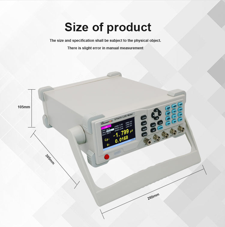 Desktop Digital Bridge Tester LCR Meter Capacitance Resistance Impedance Inductance Measure LCR Bridge LCR Meter