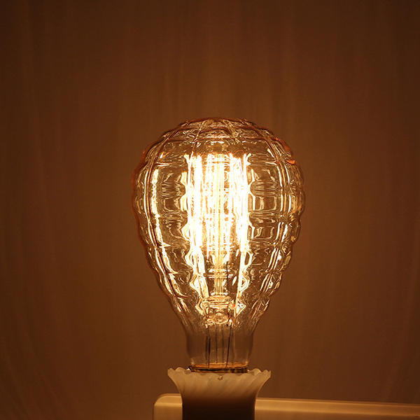40W Warm White Pineapple Fire Balloon Retro Vintage Global Incandescent Light Bulb AC220V