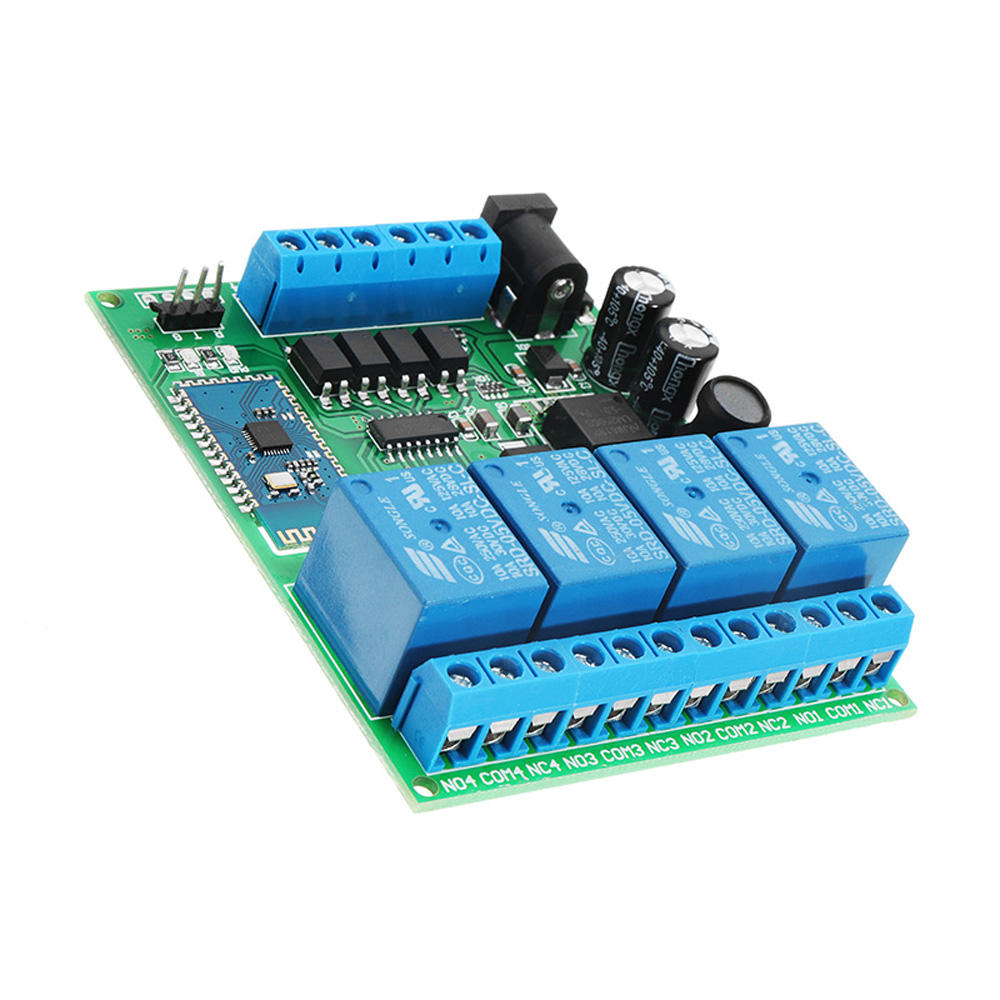 DC 5V 9V 12 24V 4 Channel Bluetooth Relay Android Mobile Wireless Remote Control Switch