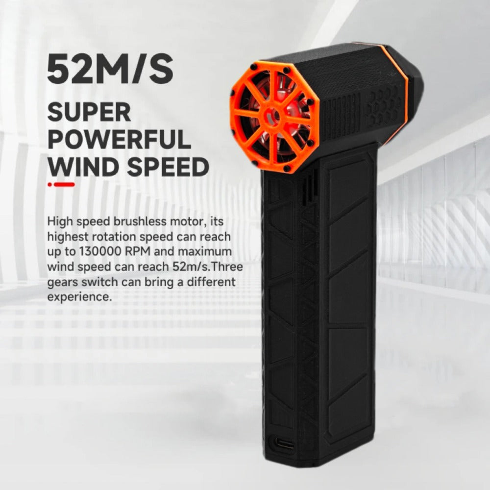High-speed 110000RPM Portable Jet Fan Air Blower Turbo Fan Compressed Air Duster Keyboard Cleaner Vacuum Machine