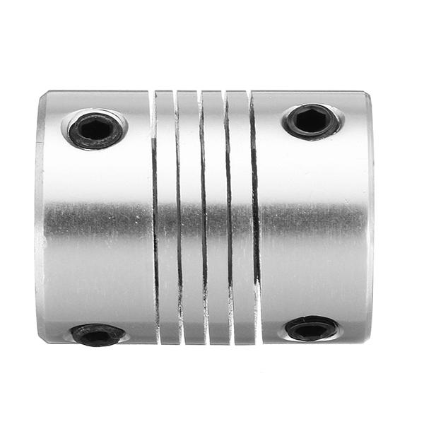 6.35mm x 10mm Aluminum Flexible Shaft Coupling CNC Stepper Motor Coupler Connector