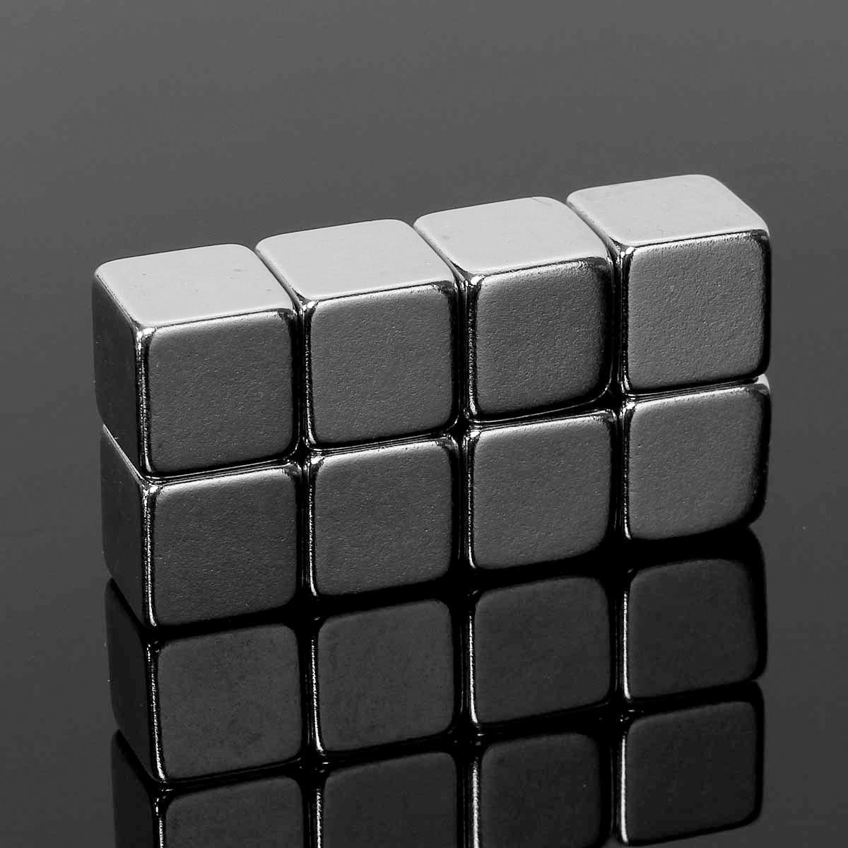 8pcs N52 10x10x10mm Block Neodymium Magnet Super Strong Permanent Rare Earth Magnet