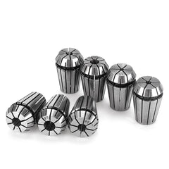 7Pcs ER20 Spring Collet with MT2-ER20-M10 Spring Collet Chuck Holder CNC Milling