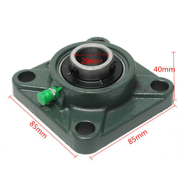 20mm Diagonal Spherical Bearing Square Flange Pillow Block Bearing