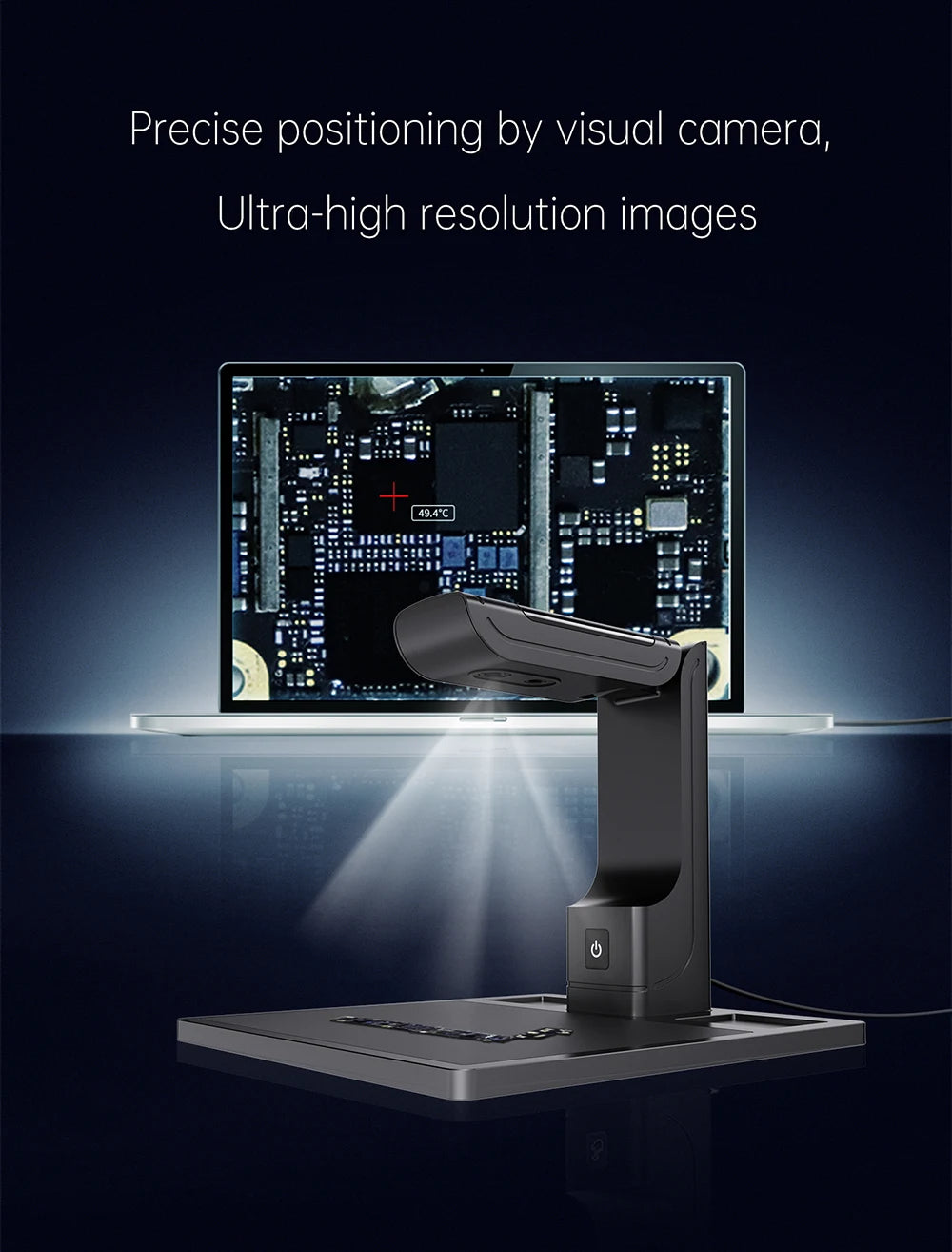 GreenZech Pro-Circuit 256 | High-Precision PCB Thermal Diagnostic Station | 256x192 Infrared Motherboard Troubleshooting Camera for Professional Electronic Repair