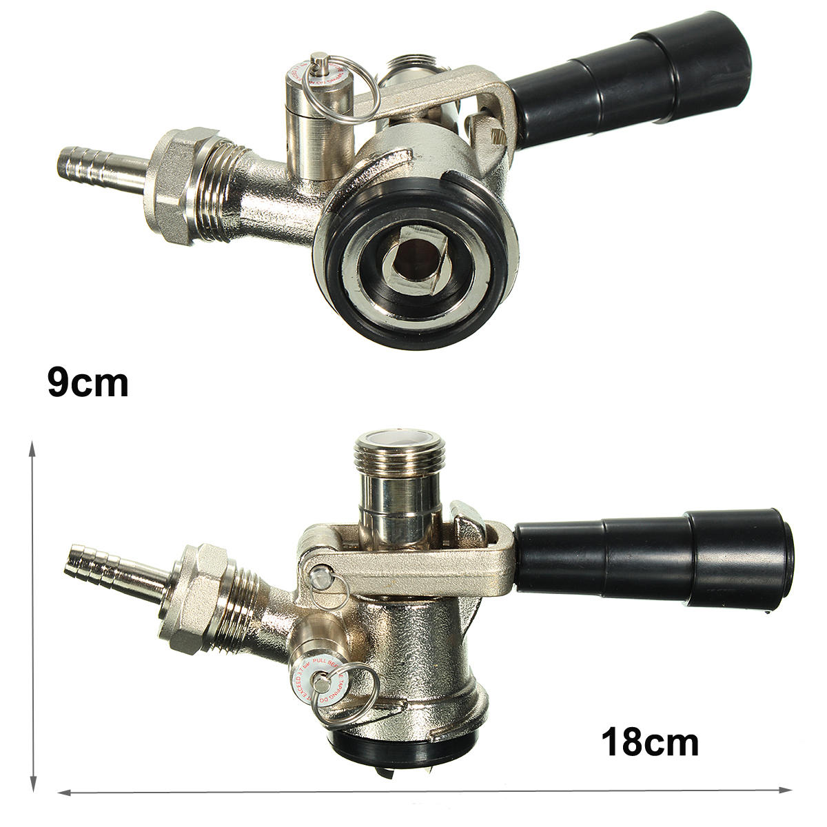 System Chrome Draft Beer Keg Bar Coupler Lever Handle