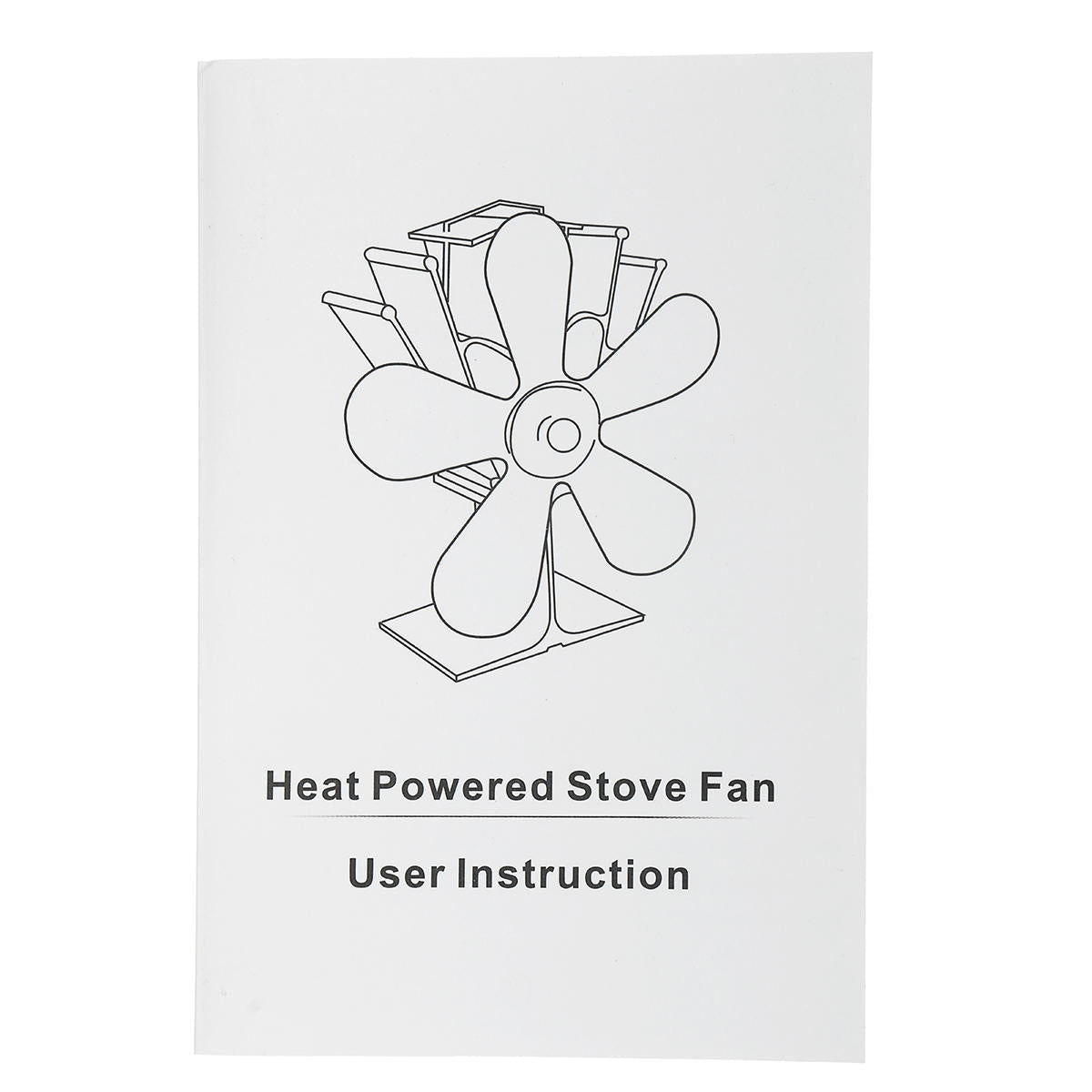 5 Blades Fireplace Eco Fan Self-starting Self-regulating Thermal Fire Heater Power Quiet Wood Stove Fan