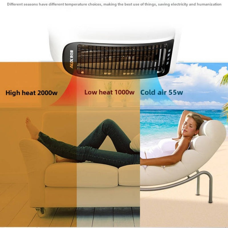 Mini Energy-Saving Electric Heater for Home, Bathroom & Small Spaces
