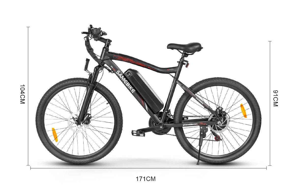 Electric Bike 36V 13AH 500W Motor Recommended Top Speed 25KM/H 26 Inches Tire Electric Bike 40-80km Mileage Max Load 150Kg EU DIRECT