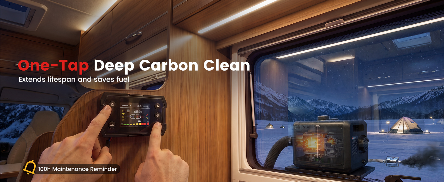MAX 2 8KW 7.9L All-in-One Diesel Heater, App Control, Wireless Temperature Sensor & Adaptive Mode for RV, Camper & Truck