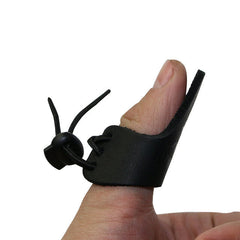 Cowhide Finger Guard Protector Glove for Fishing Ourdoor Activities Leather Finger Protection