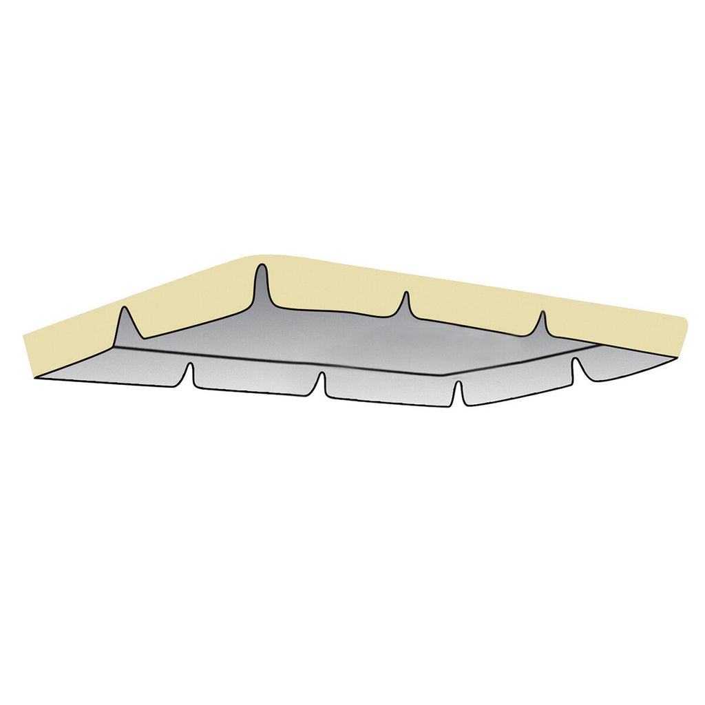 2100D Oxford Cloth Swing Top Cover Swing Awning Waterproof Sun Protection Canopy Outdoor Garden Shade Canopy