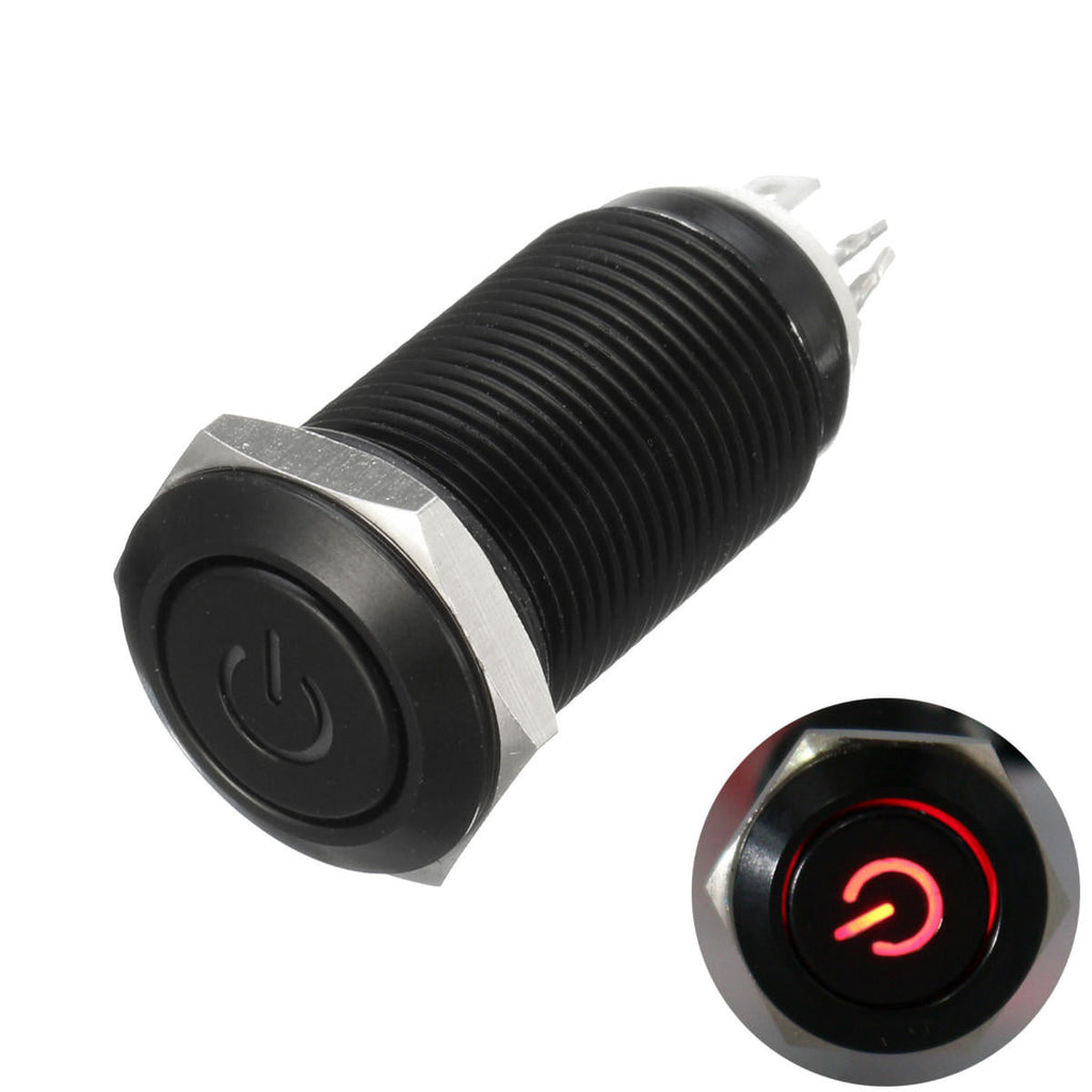 DC 12V36V48V Rectangle Digital Display Volt Meterr Meter For Motorcycle Car Boat