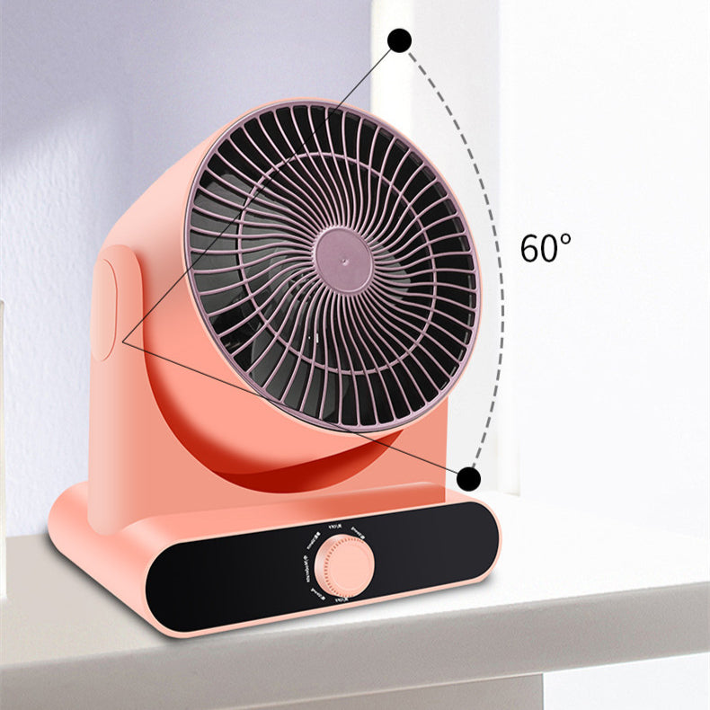 Portable Electric Heater Mini Fan - Silent Fast Heating for Home & Office Spaces