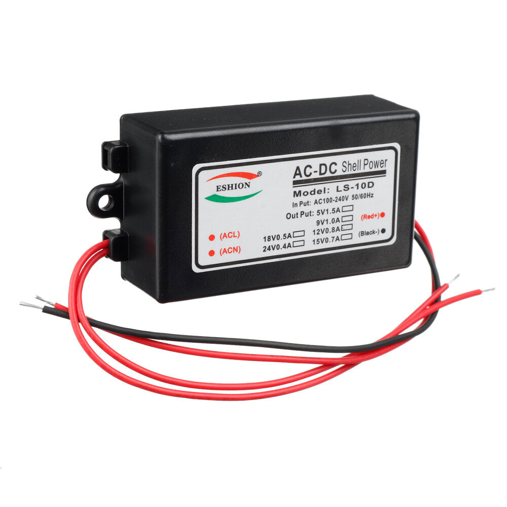 5V/9V12V/24V 9W Switching Power Supply Module High Efficiency LED Power Supply with Black Shell