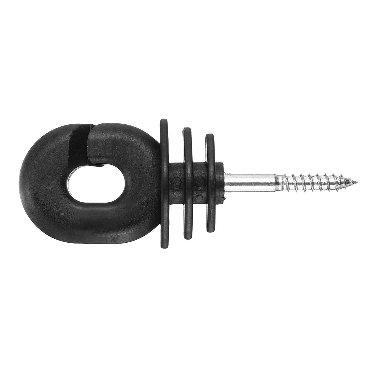 50Pcs Pet Electronic Fence Offset Ring Insulators Fencing 4 inch Screw In Posts Wire