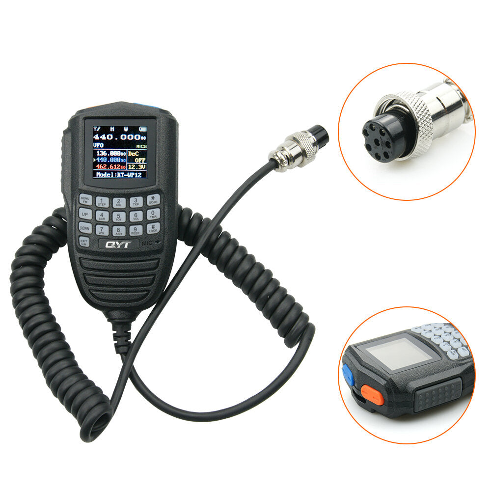 25W 200 Channels Mini Mobile Radio VHF UHF Dual Band Car Ham Radio Transceiver