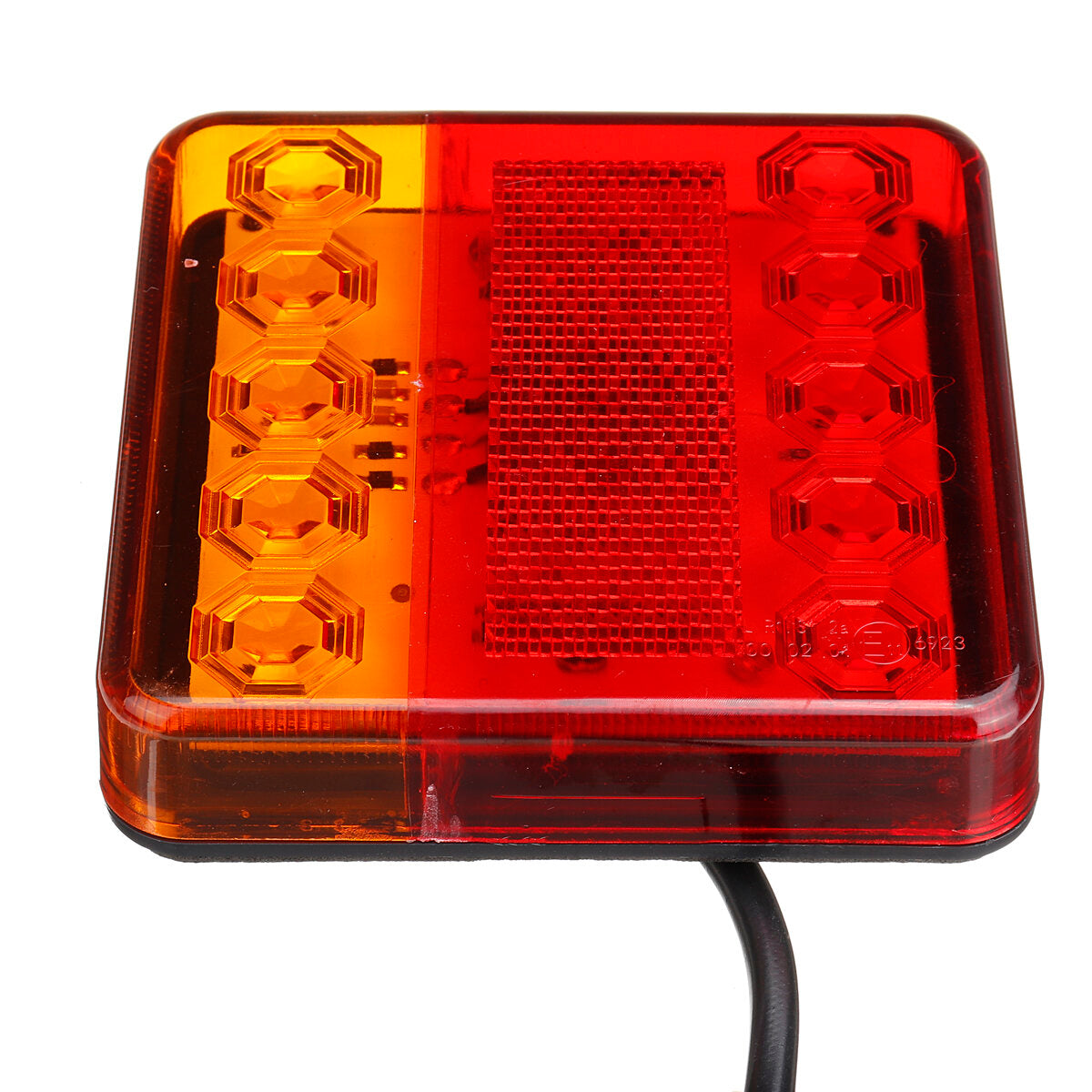 2pcs 12V/24V 10 LED Rear Tail Stop Brake Light Indicator For Boat Trailer Caravan Van