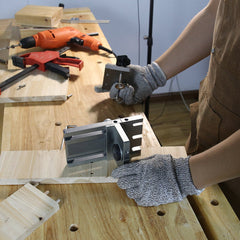 Aluminum Alloy Quick Doweling Jig with Magnetic Sheet, Adjustable Drill Guides for Woodworking DIY Projects