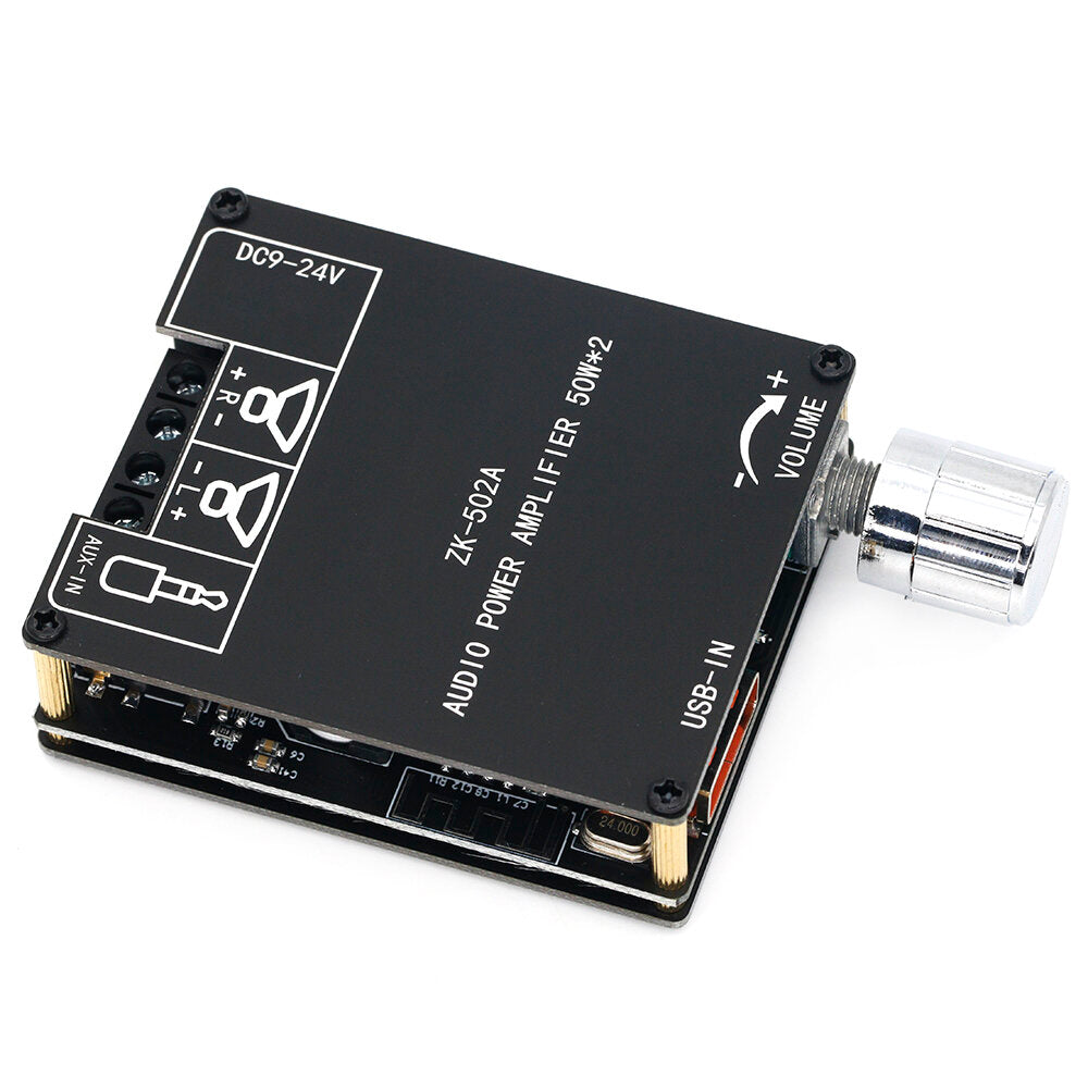 Bluetooth Audio Digital Power Amplifier Board Module 2.0 Stereo Dual Channel 50W + 50W