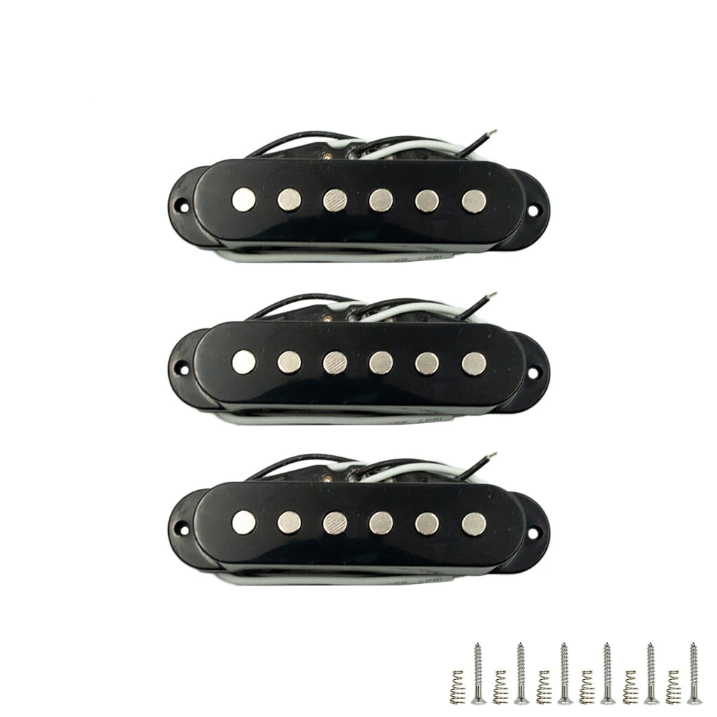 3pcs 48mm Guitar Pickups Single-coil Guitar Pickup Neck/Middle/Bridge Electric Guitar SET Guitar Accessories