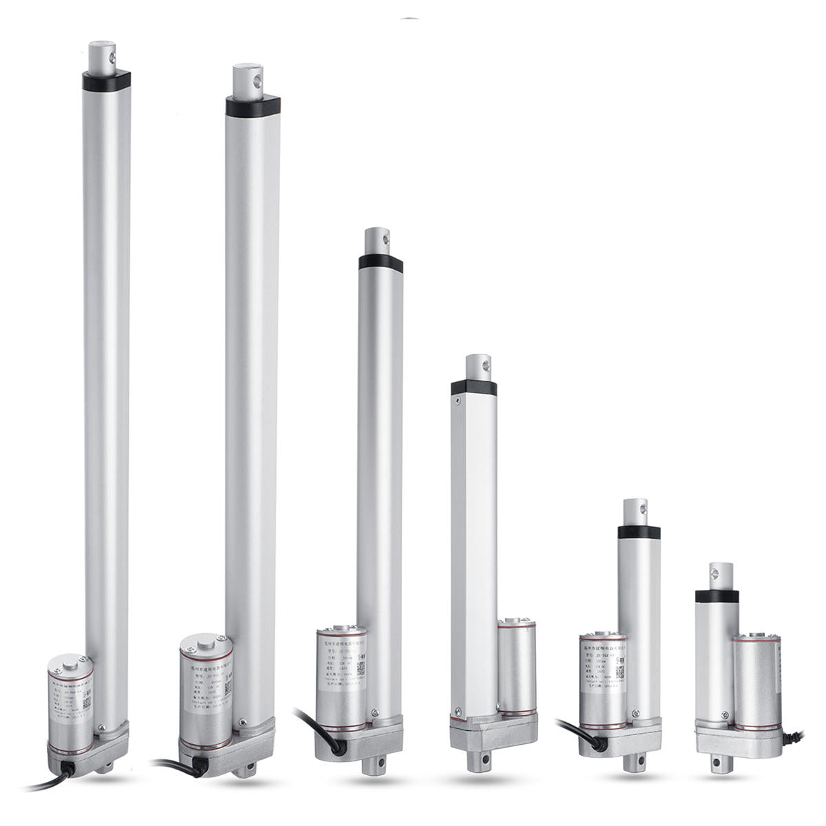 DC 12V 900N 2/4/8/12/16/20 Inch Stroke Tubular Motor 50-500mm Linear Actuator Motor